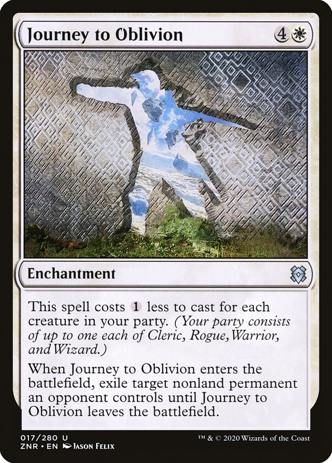 Journey to Oblivion [Zendikar Rising] | Silver Goblin