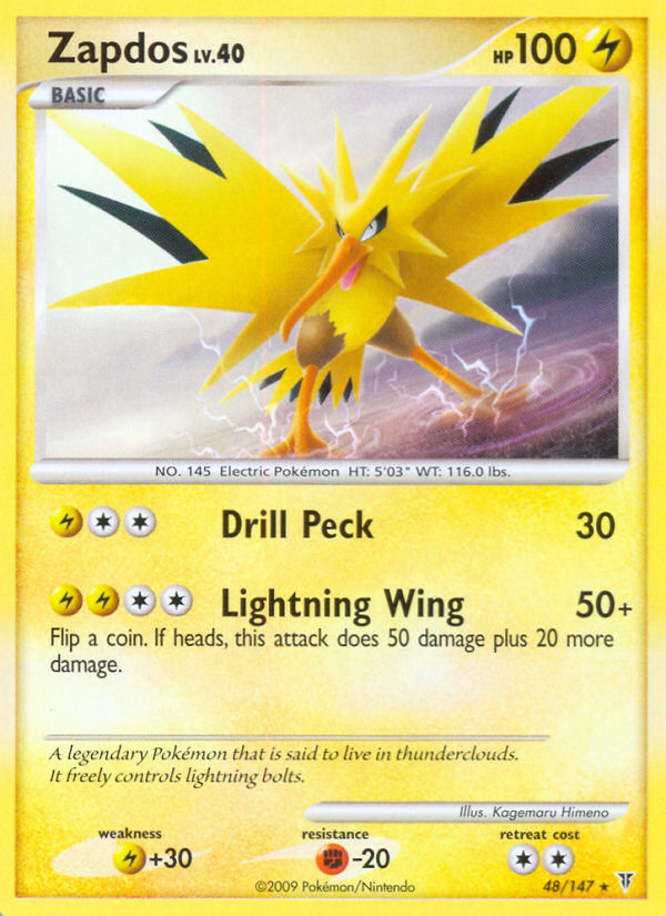 Zapdos (48/147) [Platinum: Supreme Victors] | Silver Goblin