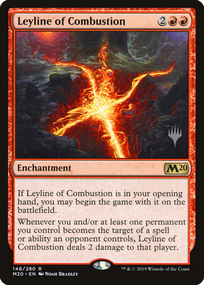 Leyline of Combustion (Promo Pack) [Core Set 2020 Promos] | Silver Goblin