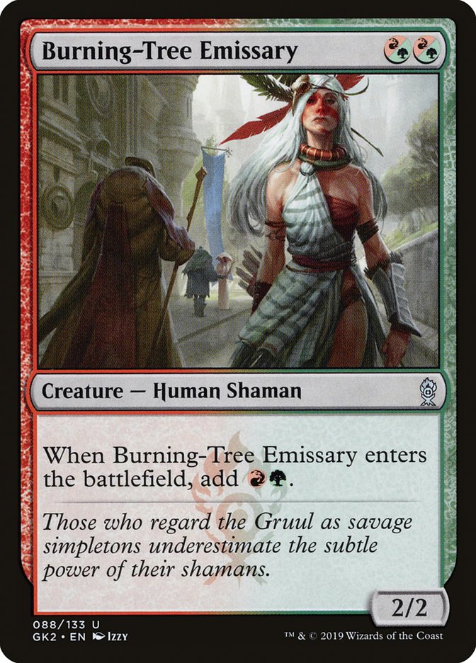 Burning-Tree Emissary [Ravnica Allegiance Guild Kit] | Silver Goblin
