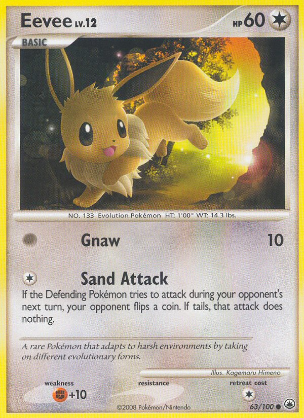 Eevee (63/100) [Diamond & Pearl: Majestic Dawn] | Silver Goblin