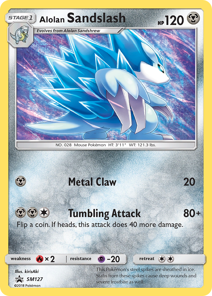 Alolan Sandslash (SM127) [Sun & Moon: Black Star Promos] | Silver Goblin