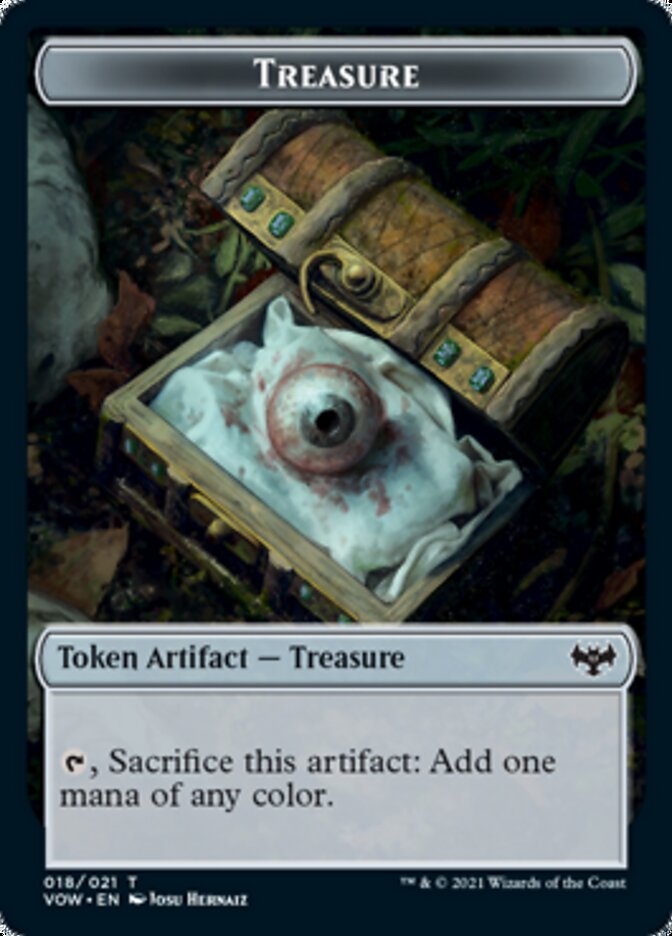 Treasure Token [Innistrad: Crimson Vow Tokens] | Silver Goblin