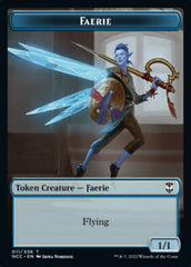 Faerie // Rogue Double-Sided Token [Streets of New Capenna Commander Tokens] | Silver Goblin