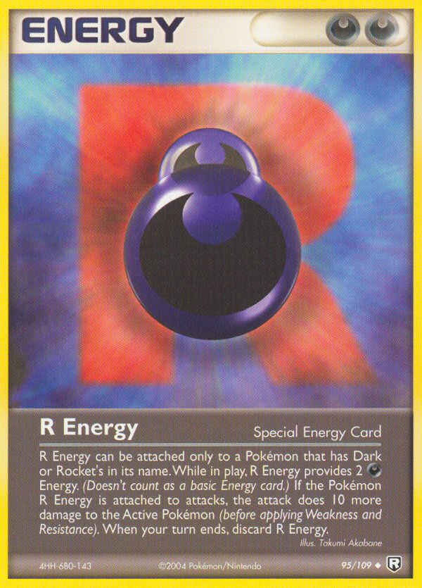 R Energy (95/109) [EX: Team Rocket Returns] | Silver Goblin