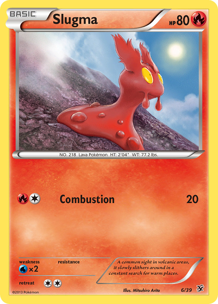 Slugma (6/39) [XY: Kalos Starter Set] | Silver Goblin