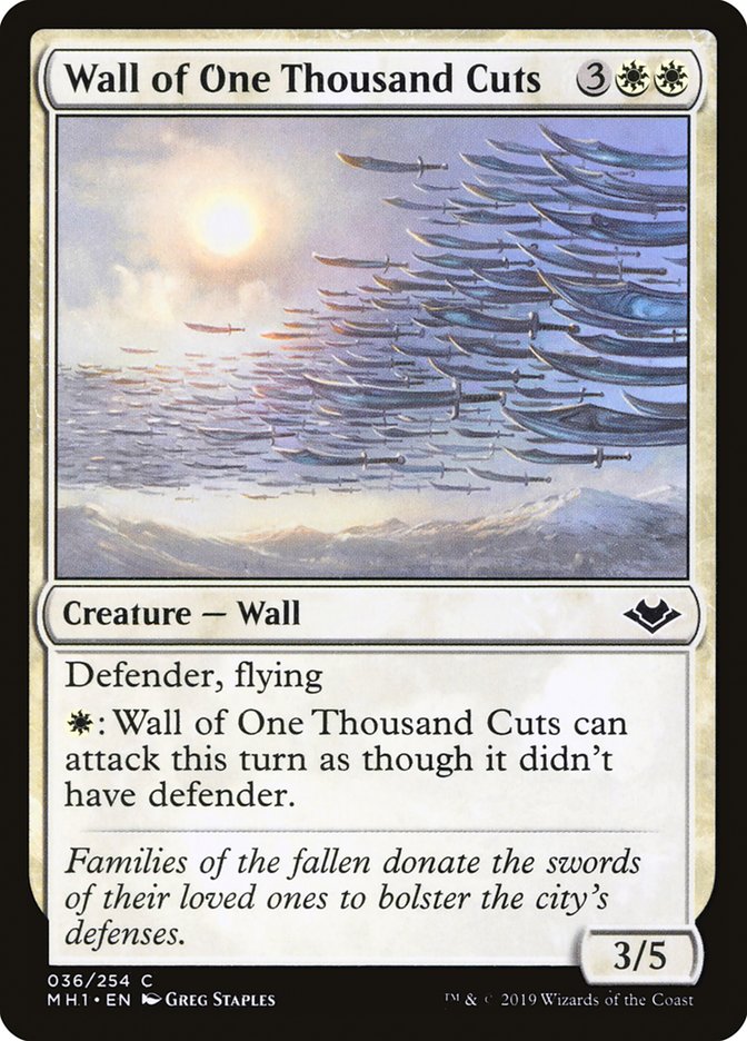 Wall of One Thousand Cuts [Modern Horizons] | Silver Goblin