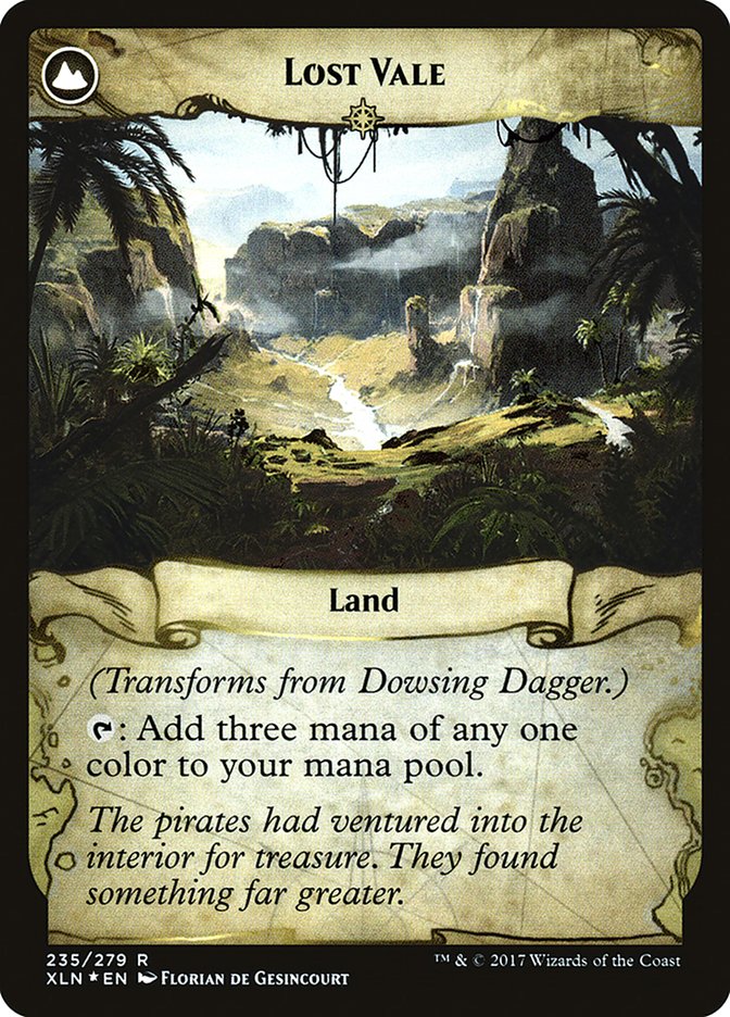 Dowsing Dagger // Lost Vale [Ixalan Prerelease Promos] | Silver Goblin