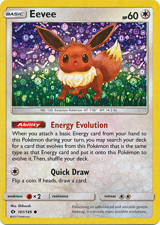 Eevee (101/149) (General Mills Promo) [Sun & Moon: Base Set] | Silver Goblin