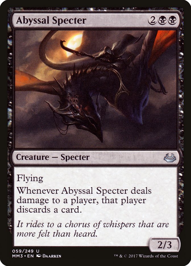 Abyssal Specter [Modern Masters 2017] | Silver Goblin