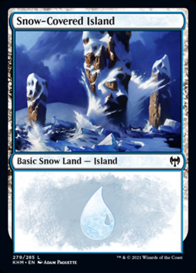 Snow-Covered Island (279) [Kaldheim] | Silver Goblin