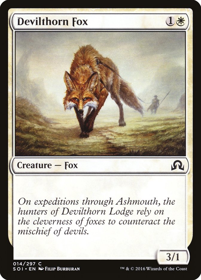 Devilthorn Fox [Shadows over Innistrad] | Silver Goblin