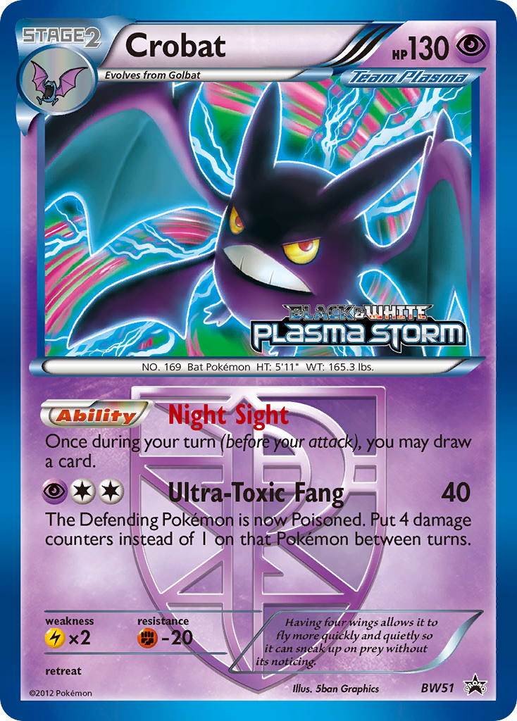 Crobat (BW51) [Black & White: Black Star Promos] | Silver Goblin