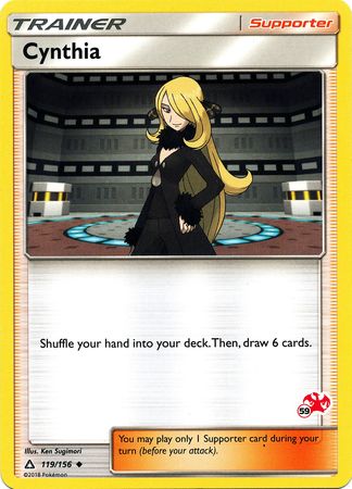 Cynthia (119/156) (Charizard Stamp #59) [Battle Academy 2020] | Silver Goblin