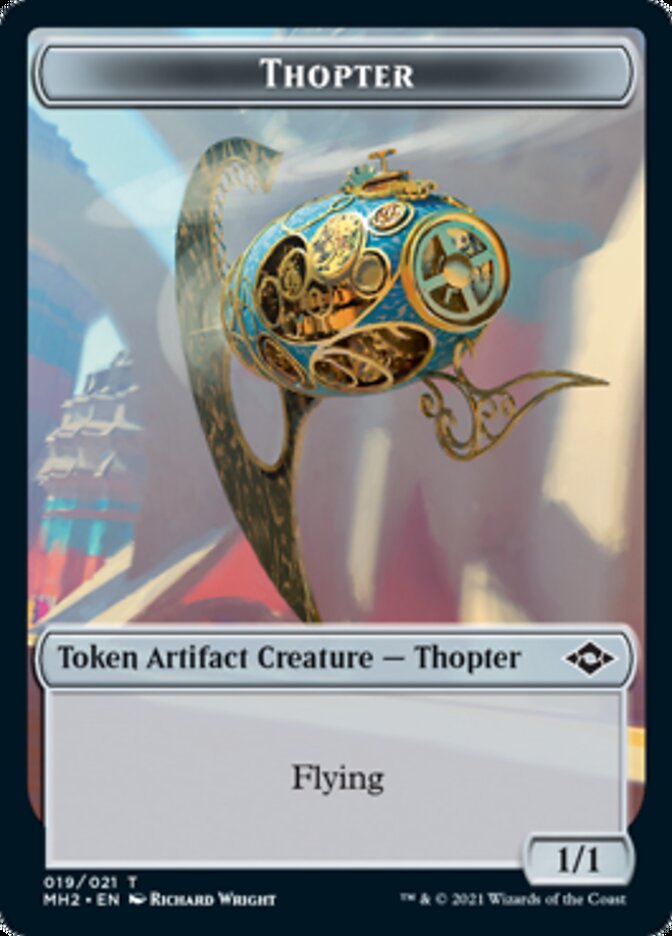 Clue (14) // Thopter Double-Sided Token [Modern Horizons 2 Tokens] | Silver Goblin