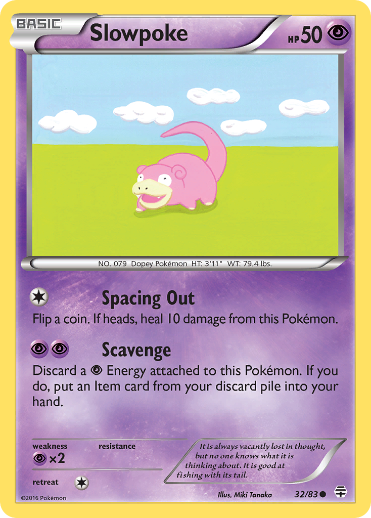 Slowpoke (32/83) [XY: Generations] | Silver Goblin