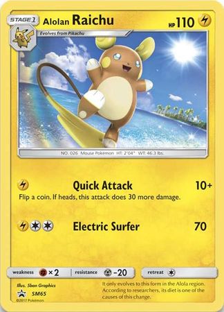 Alolan Raichu (SM65) (Jumbo Card) [Sun & Moon: Black Star Promos] | Silver Goblin