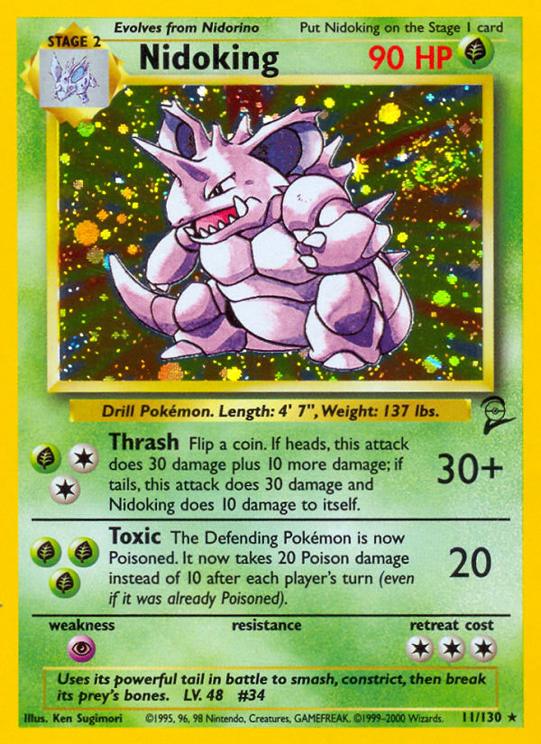 Nidoking (11/130) [Base Set 2] | Silver Goblin