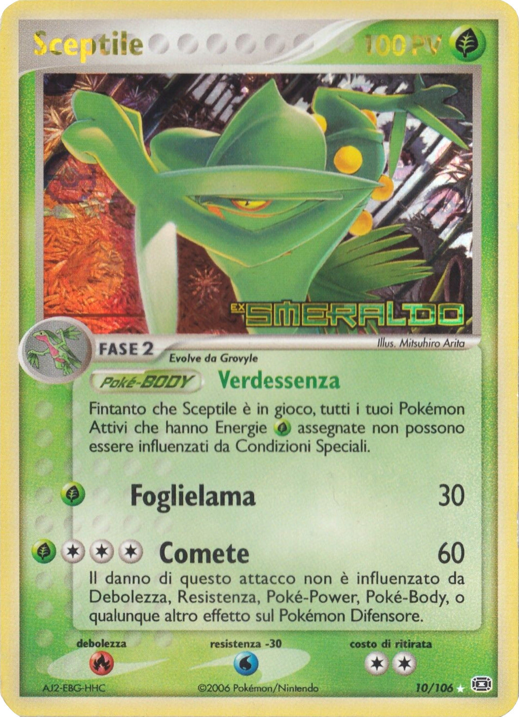 Sceptile (10/106) (Stamped) [EX: Emerald] | Silver Goblin