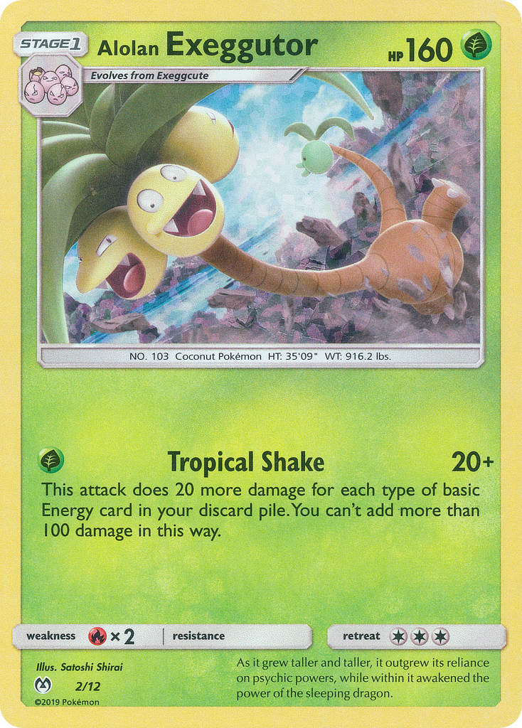 Alolan Exeggutor (2/12) [McDonald's Promos: 2019 Collection] | Silver Goblin