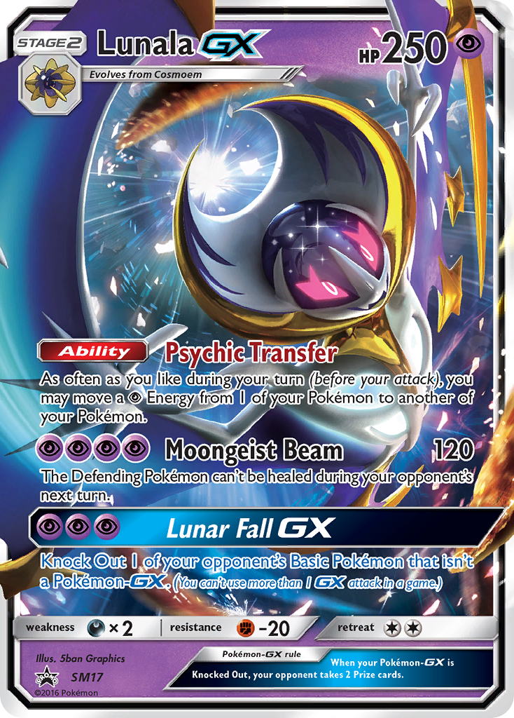 Lunala GX (SM17) [Sun & Moon: Black Star Promos] | Silver Goblin