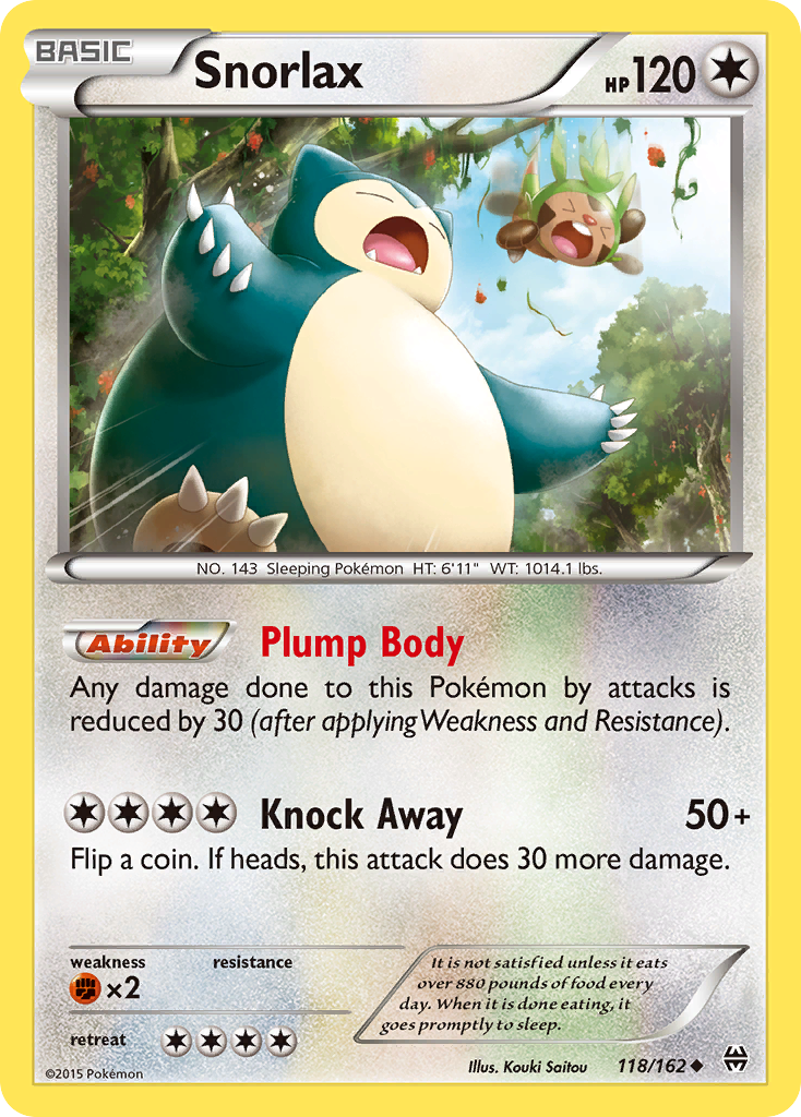 Snorlax (118/162) [XY: BREAKthrough] | Silver Goblin