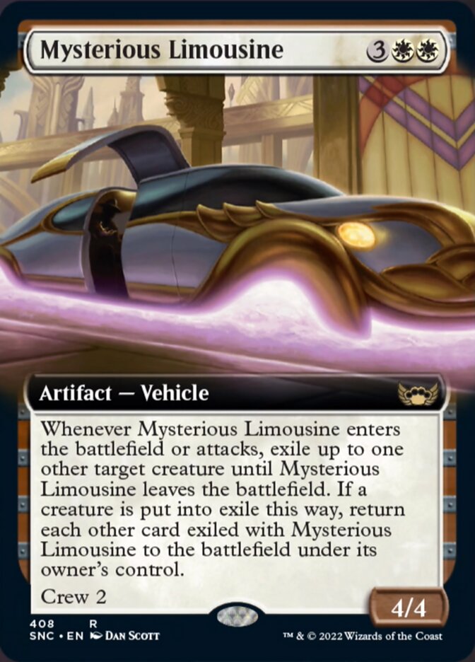 Mysterious Limousine (Extended Art) [Streets of New Capenna] | Silver Goblin