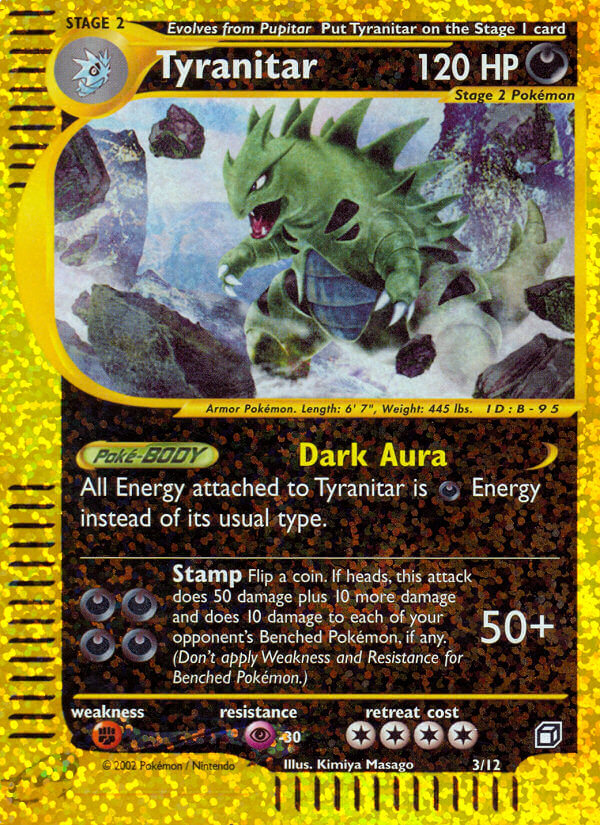 Tyranitar (3/12) [Box Topper] | Silver Goblin