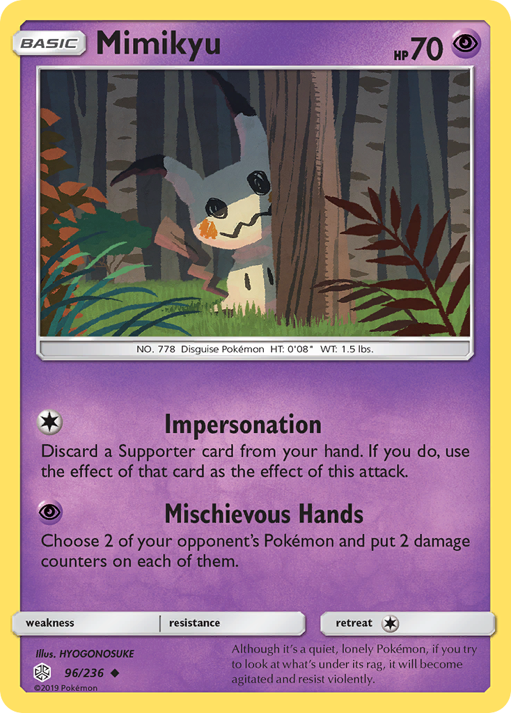 Mimikyu (96/236) [Sun & Moon: Cosmic Eclipse] | Silver Goblin