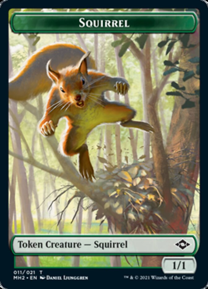 Squirrel Token [Modern Horizons 2 Tokens] | Silver Goblin