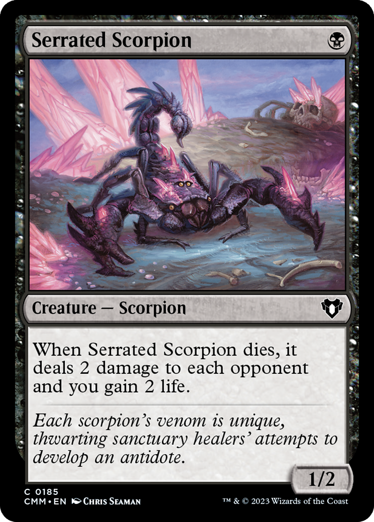 Serrated Scorpion [Commander Masters] | Silver Goblin