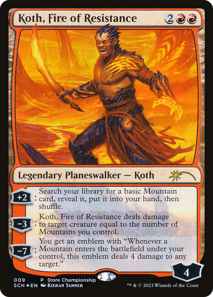 Koth, Fire of Resistance [Store Championships 2023] | Silver Goblin