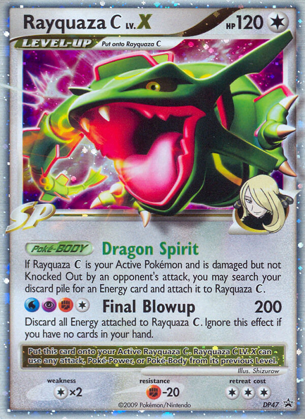 Rayquaza C LV.X (DP47) [Diamond & Pearl: Black Star Promos] | Silver Goblin