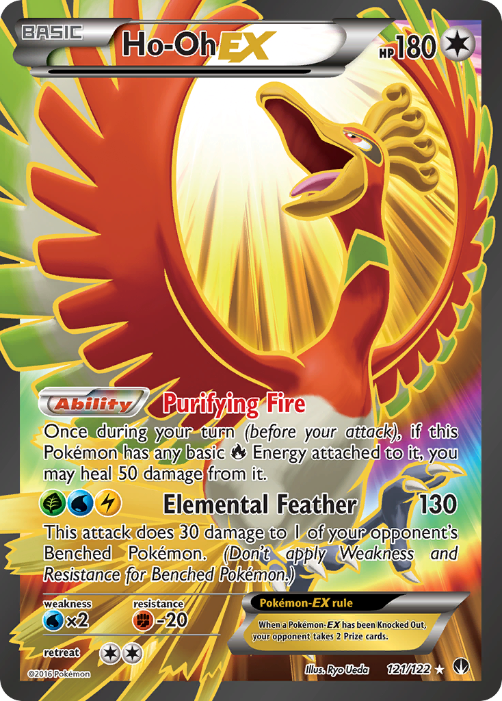 Ho-Oh EX (121/122) [XY: BREAKpoint] | Silver Goblin