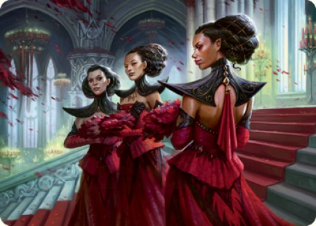 Olivia's Attendants Art Card [Innistrad: Crimson Vow Art Series] | Silver Goblin