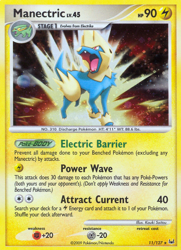 Manectric (11/127) [Platinum: Base Set] | Silver Goblin