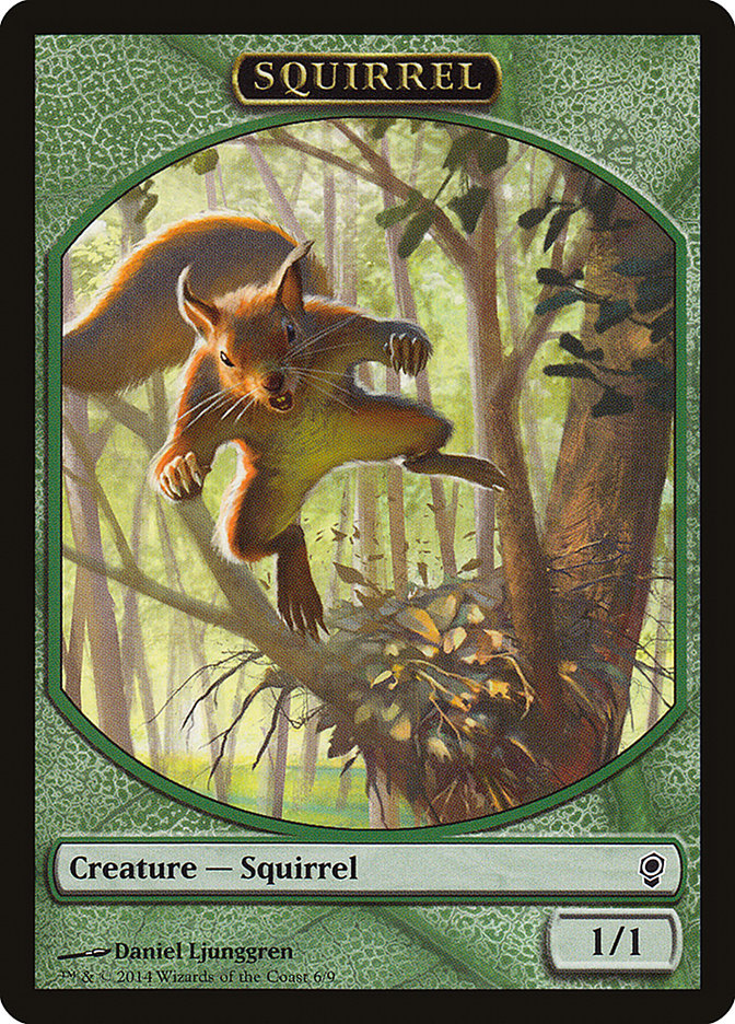 Squirrel Token [Conspiracy Tokens] | Silver Goblin