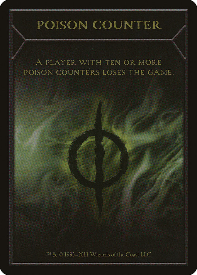 Poison Counter [New Phyrexia Tokens] | Silver Goblin