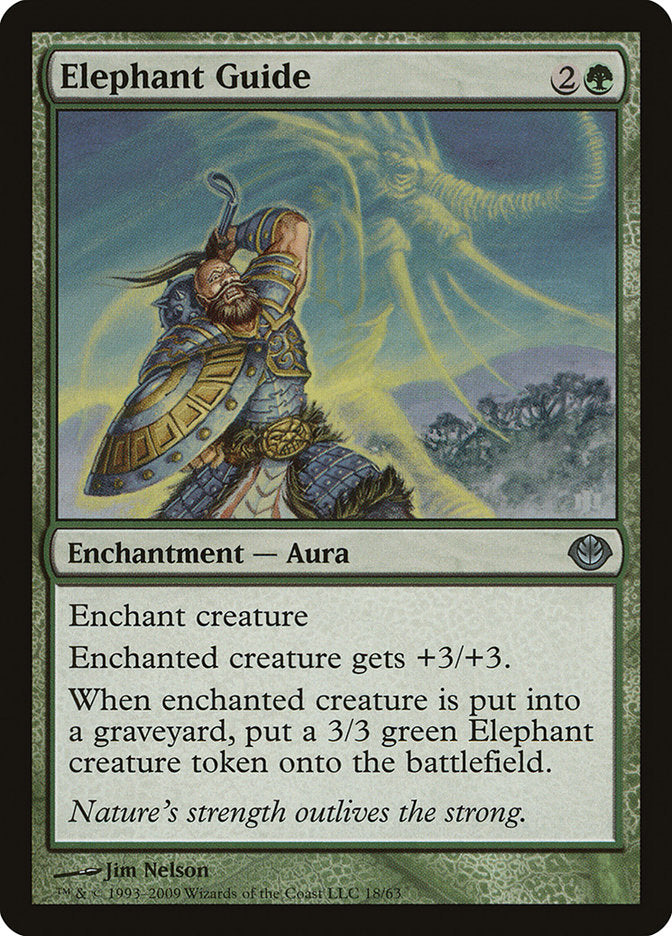 Elephant Guide [Duel Decks: Garruk vs. Liliana] | Silver Goblin