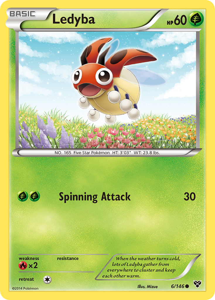 Ledyba (6/146) [XY: Base Set] | Silver Goblin