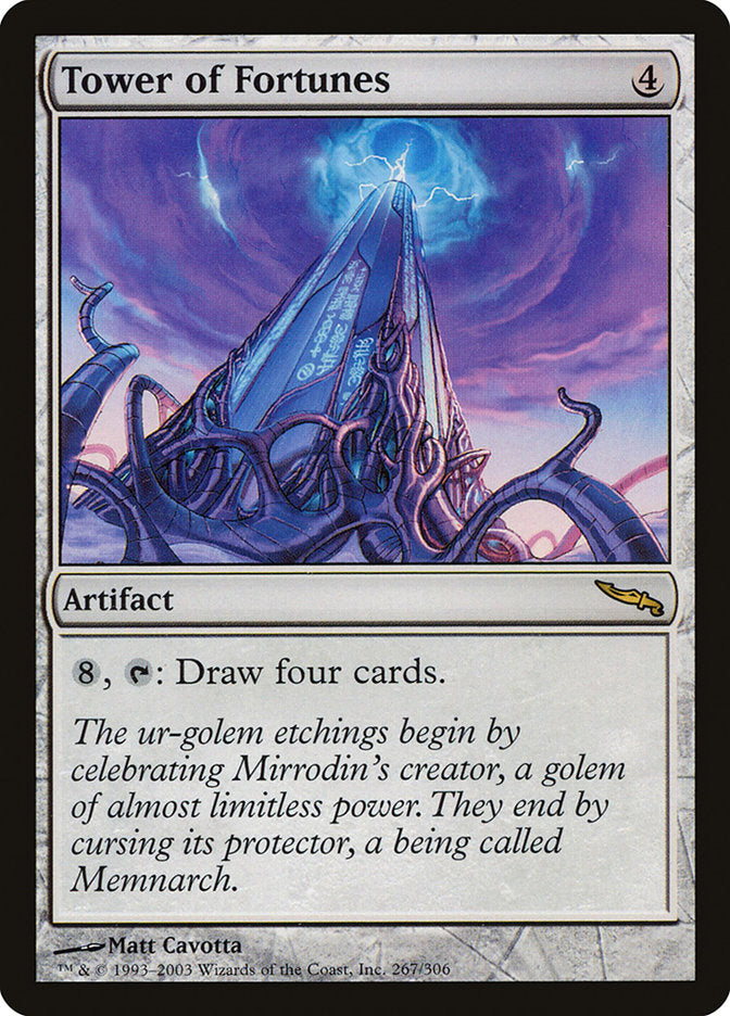 Tower of Fortunes [Mirrodin] | Silver Goblin