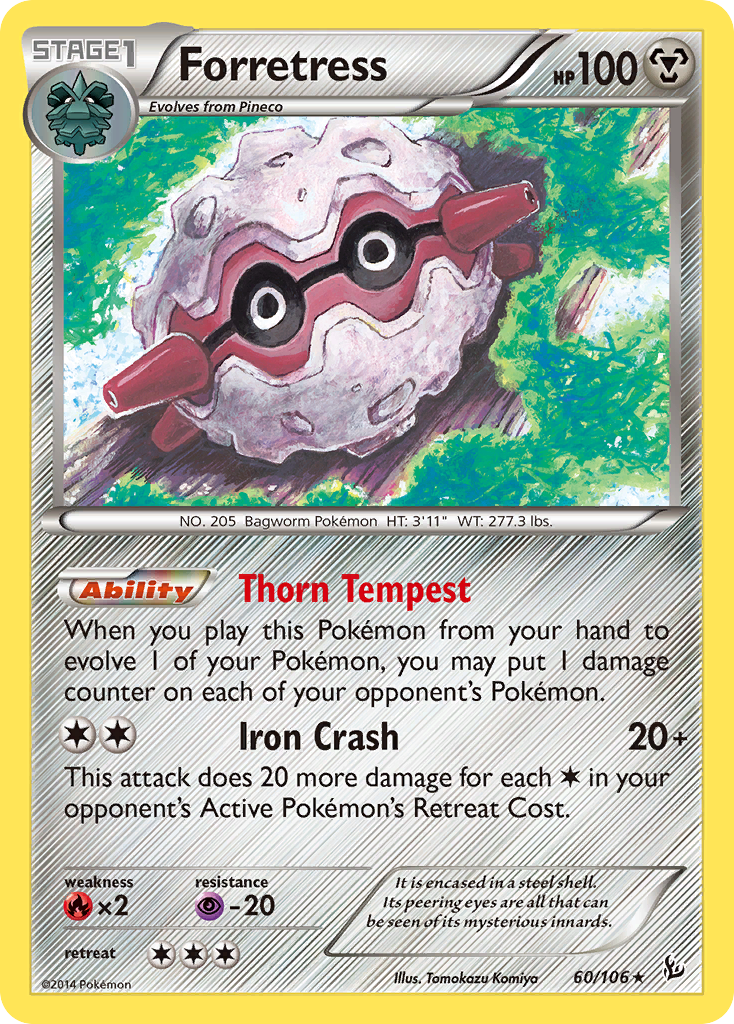 Forretress (60/106) [XY: Flashfire] | Silver Goblin