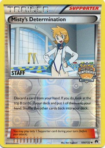 Misty's Determination (104/122) (Regional Championship Promo Staff) [XY: BREAKpoint] | Silver Goblin