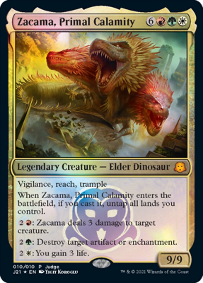 Zacama, Primal Calamity [Judge Gift Cards 2021] | Silver Goblin