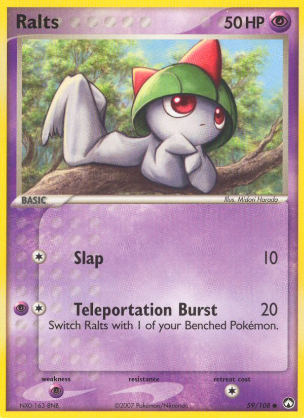 Ralts (59/108) [EX: Power Keepers] | Silver Goblin