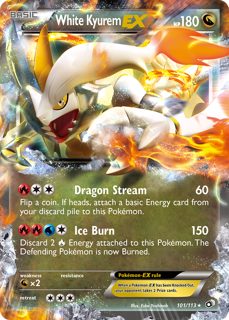 White Kyurem EX (101/113) [Black & White: Legendary Treasures] | Silver Goblin