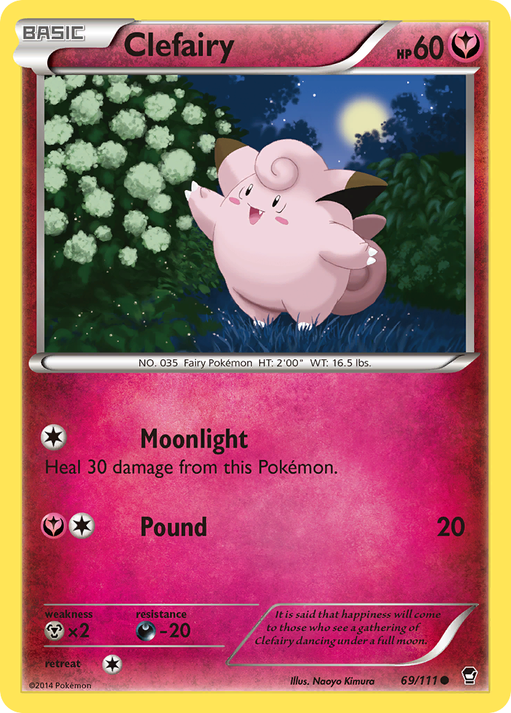 Clefairy (69/111) [XY: Furious Fists] | Silver Goblin