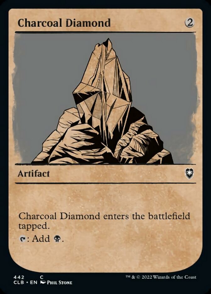 Charcoal Diamond (Showcase) [Commander Legends: Battle for Baldur's Gate] | Silver Goblin
