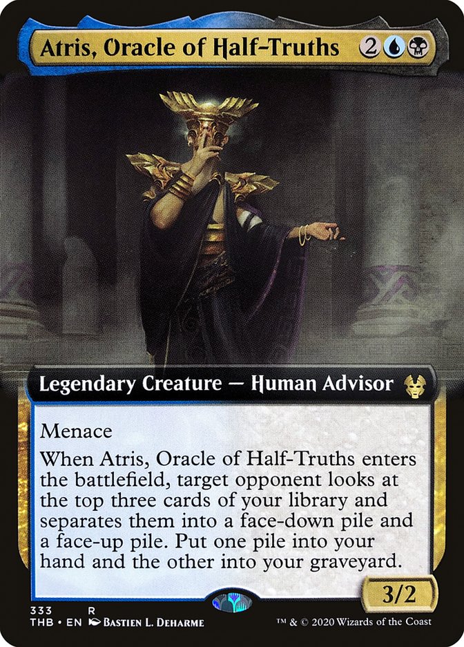 Atris, Oracle of Half-Truths (Extended Art) [Theros Beyond Death] | Silver Goblin