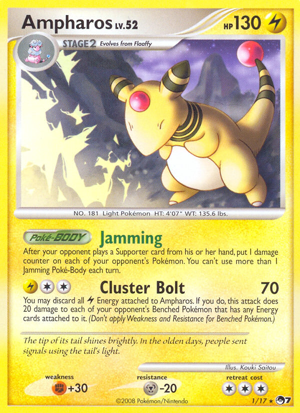 Ampharos (1/17) [POP Series 7] | Silver Goblin